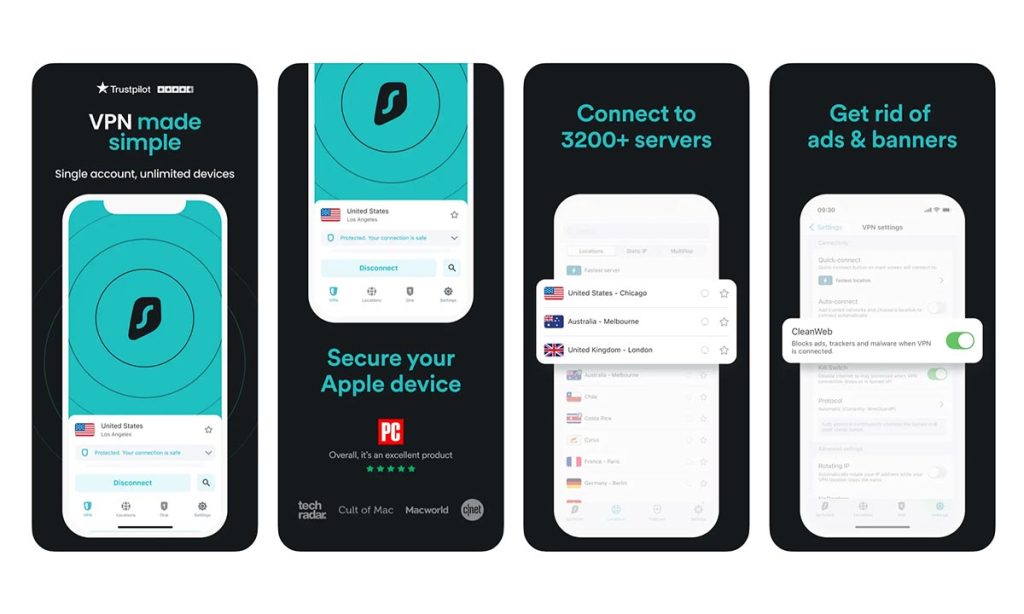 Surfshark VPN for iOS